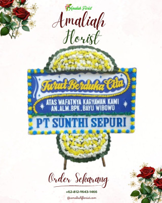 Papan Bunga Duka di Pringsurat